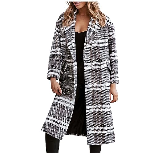 Manteau laine mélangée femme parfait pour le travail et les sorties
