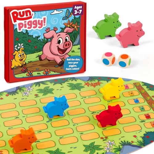 Run Piggy juego de mesa cooperativo para niños 3 a 7 años miniatura 1