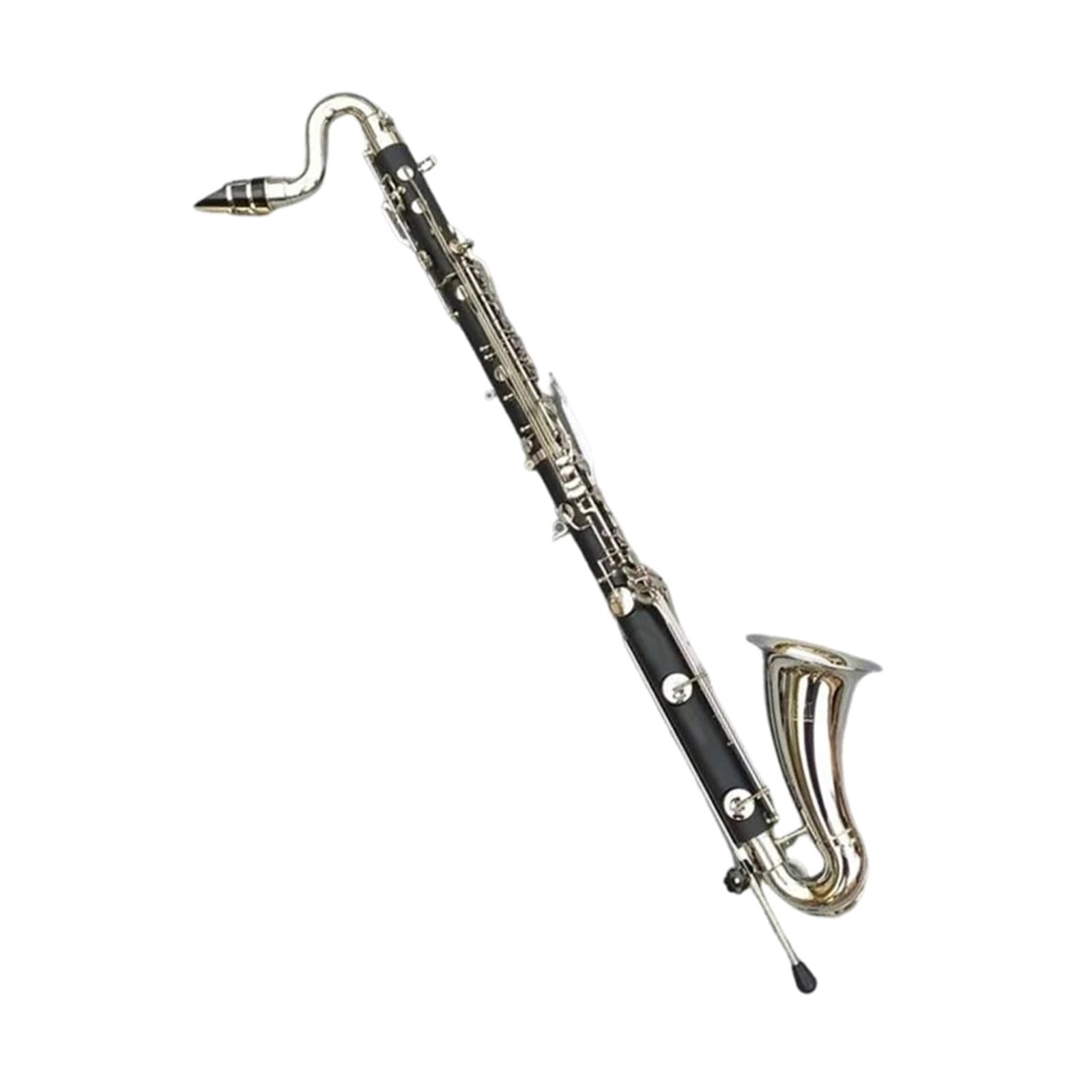 Clarinetto Professionale Chiavi Placcate Argento In Ebano Per Clarinetto Basso Professionale In Si Bemolle
