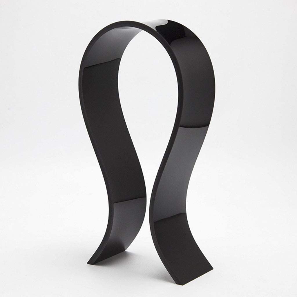 Support Support De Casque Cintre Affichage Acrylique Universel pour D'écouteurs Adapté À Toutes Les Tailles Casque(White)