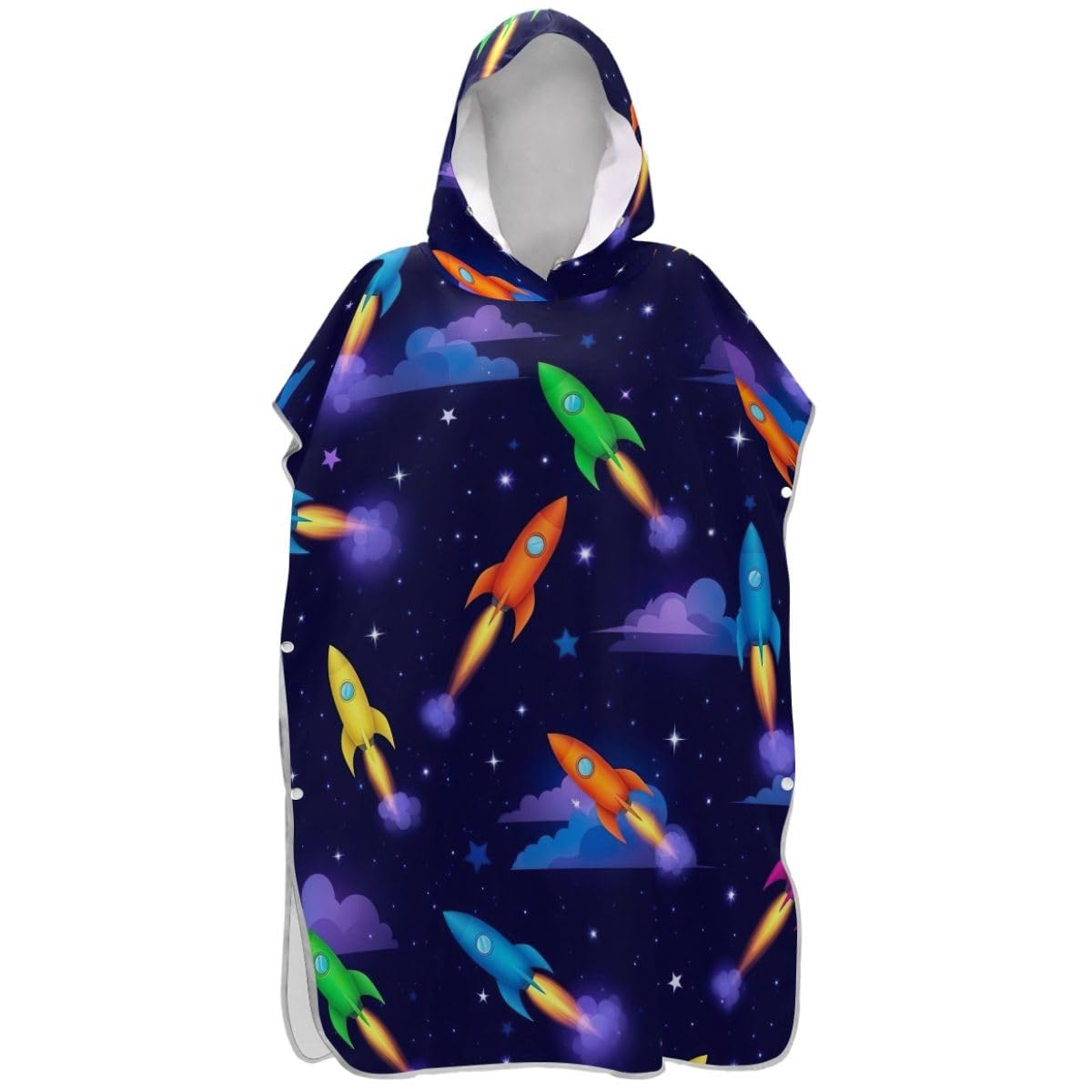 Poncho de surf adulte peignoir à langer serviette de bain à capuche