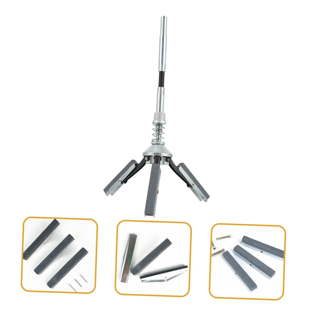 MUSISALY 3pcs Engine Bore Honing Tool Kit 64mm Cylinder Hone for Honing Tool Cylinder Kit