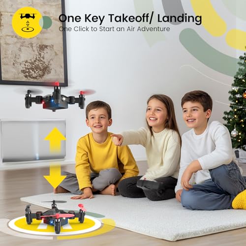 Holy Stone HS190 Foldable Mini Nano RC Drone for Kids Gift Portable Pocket Quadcopter with Altitude Hold 3D Flips and Headless Mode Easy to Fly for Beginners - Image 4