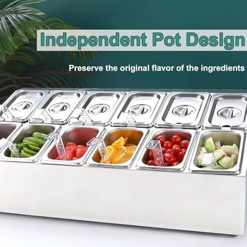 Contenedor dispensador de salsa de condimentos con tarros y tapas, organizador de condimentos para coberturas, estante de almacenamiento de encimera y soporte para estantes para artículos esenciales