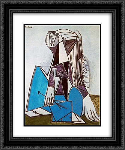 Amazon.com: Pablo Picasso 2X Matted 20x24 Black Ornate Framed Art