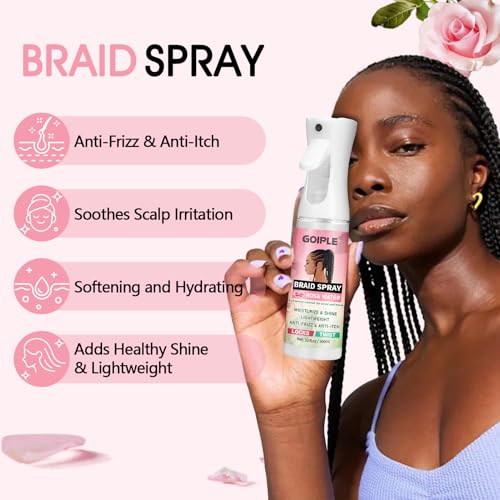 Spray para Trenzas de Rosa y Menta 10 fl oz miniatura 3
