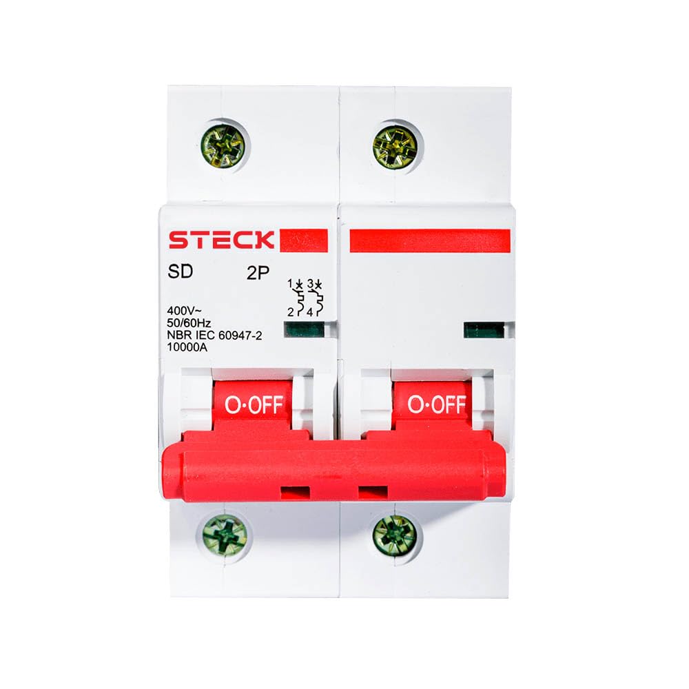 Mini Disjuntor Steck SD2 Bipolar 100A de alta qualidade