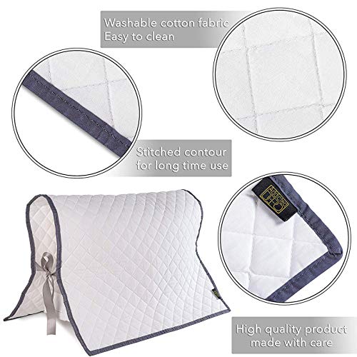 image for ROSEBEAR Dust Cover, Sewing Machine Cover Washable Cotton Fabric Dust 