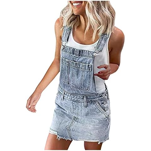 HOOUDO Women's Summer Denim Dress with Pockets Cover