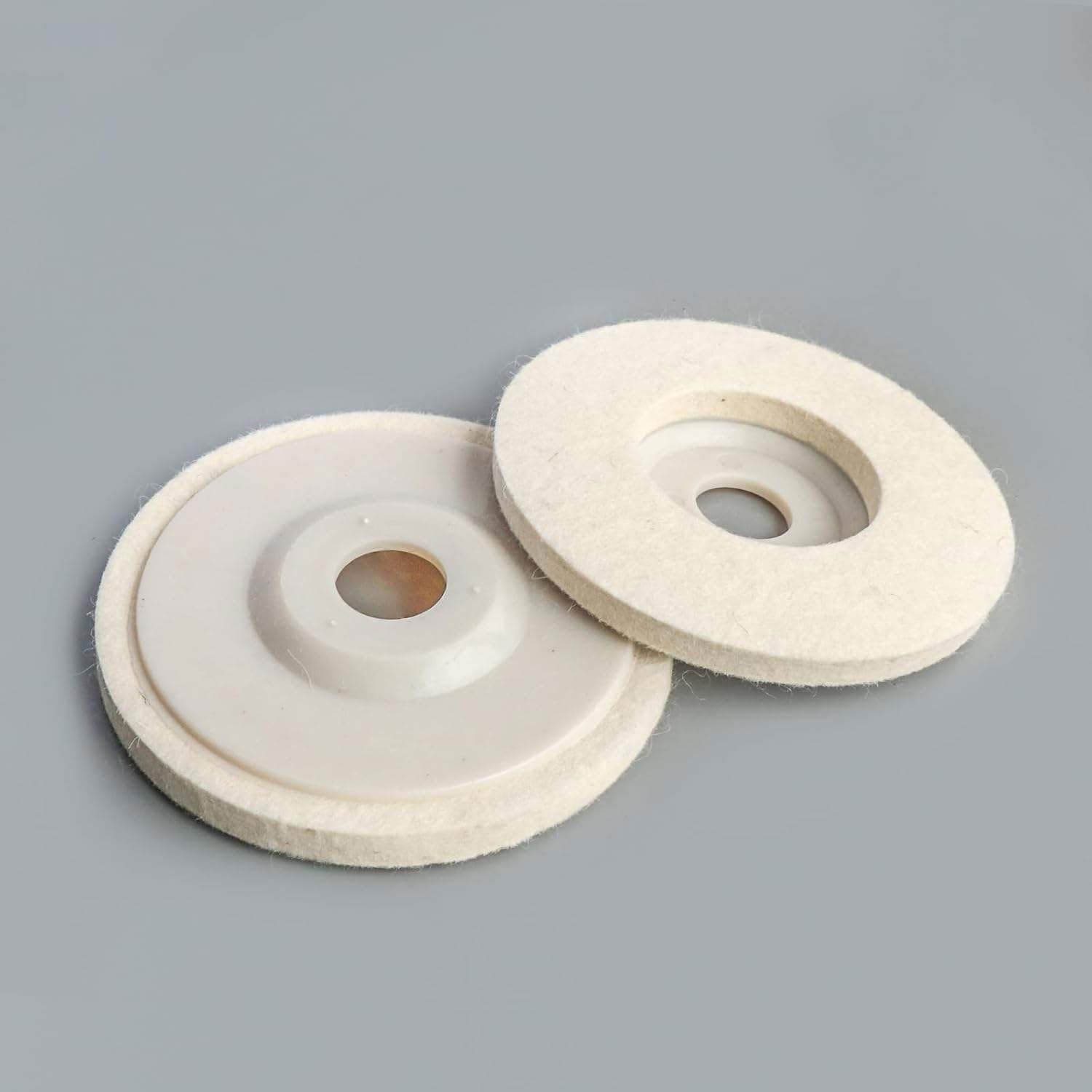 Lekshika Wool Felt Polishing Wheel – 4 Inch Abrasive Buffing & Polishing Disc for Stainless Steel, Metal, Glass, Wood & Jewelry – High-Performance Polishing Tool (1) 3