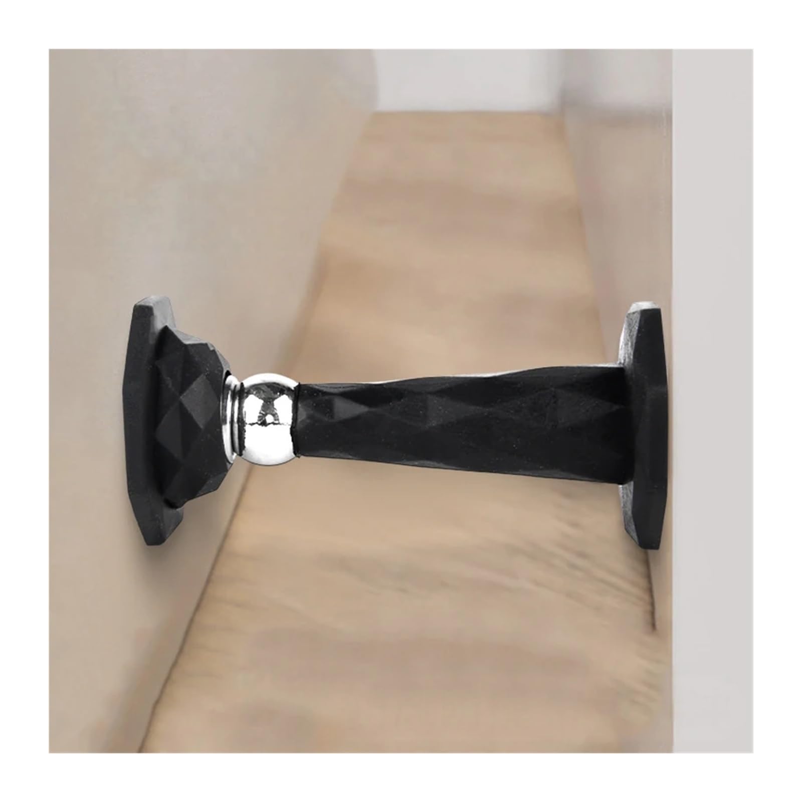 Tapón anticolisión de succión for puerta, soporte magnético fuerte for pegatinas silenciosas for baño(A White 90MM)