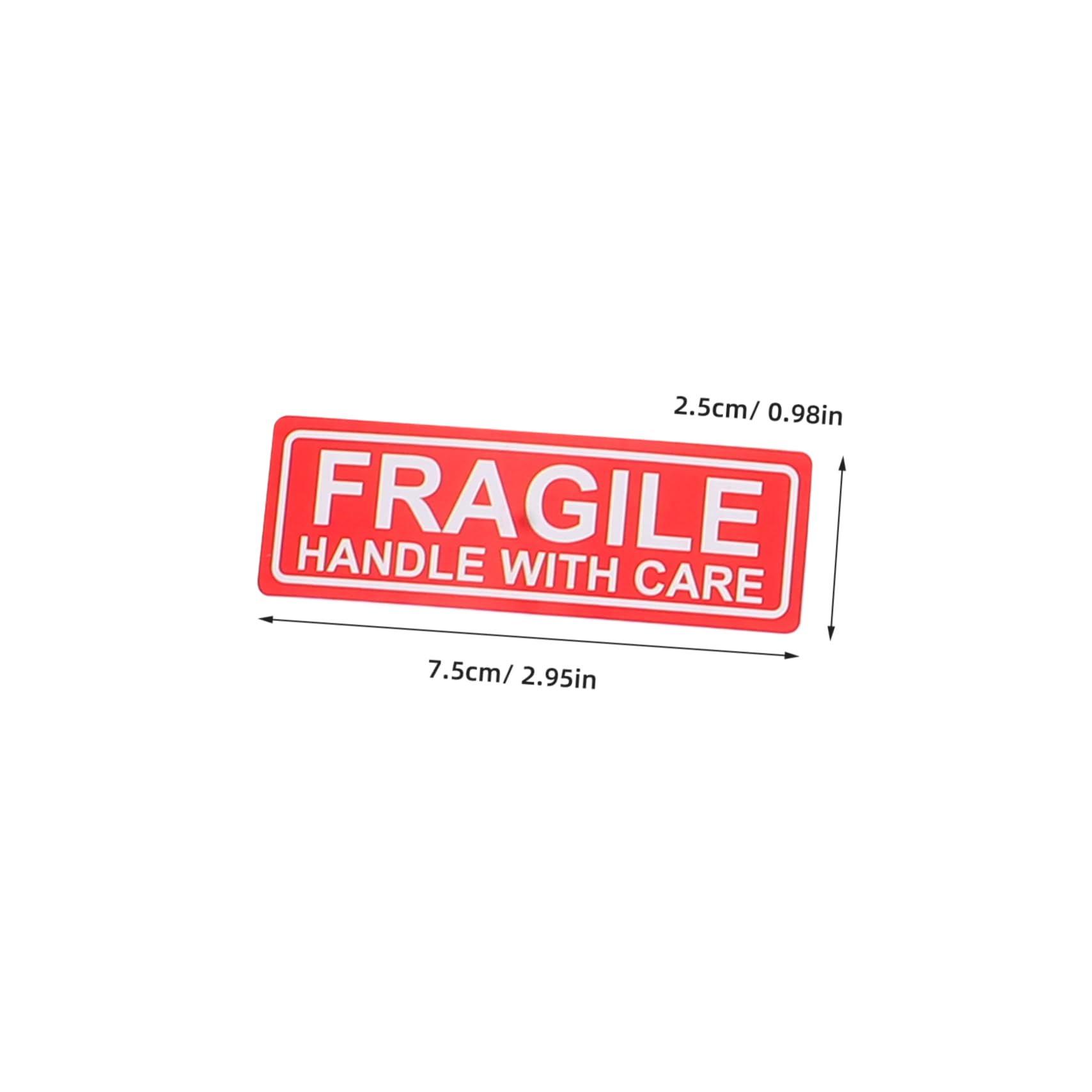 ARTIBETTER Handle Care Fragile Stickers 10 Rolls Adhesive Labels for Shipping Moving Fragile Packing Tape Caution Decals