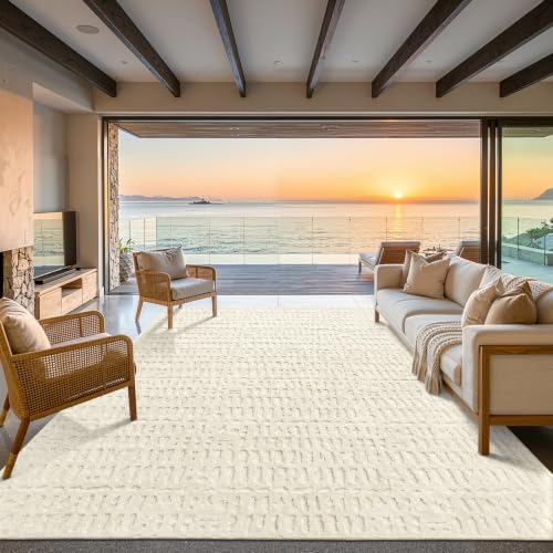 Yamaziot 8x10 Textured Area Rug