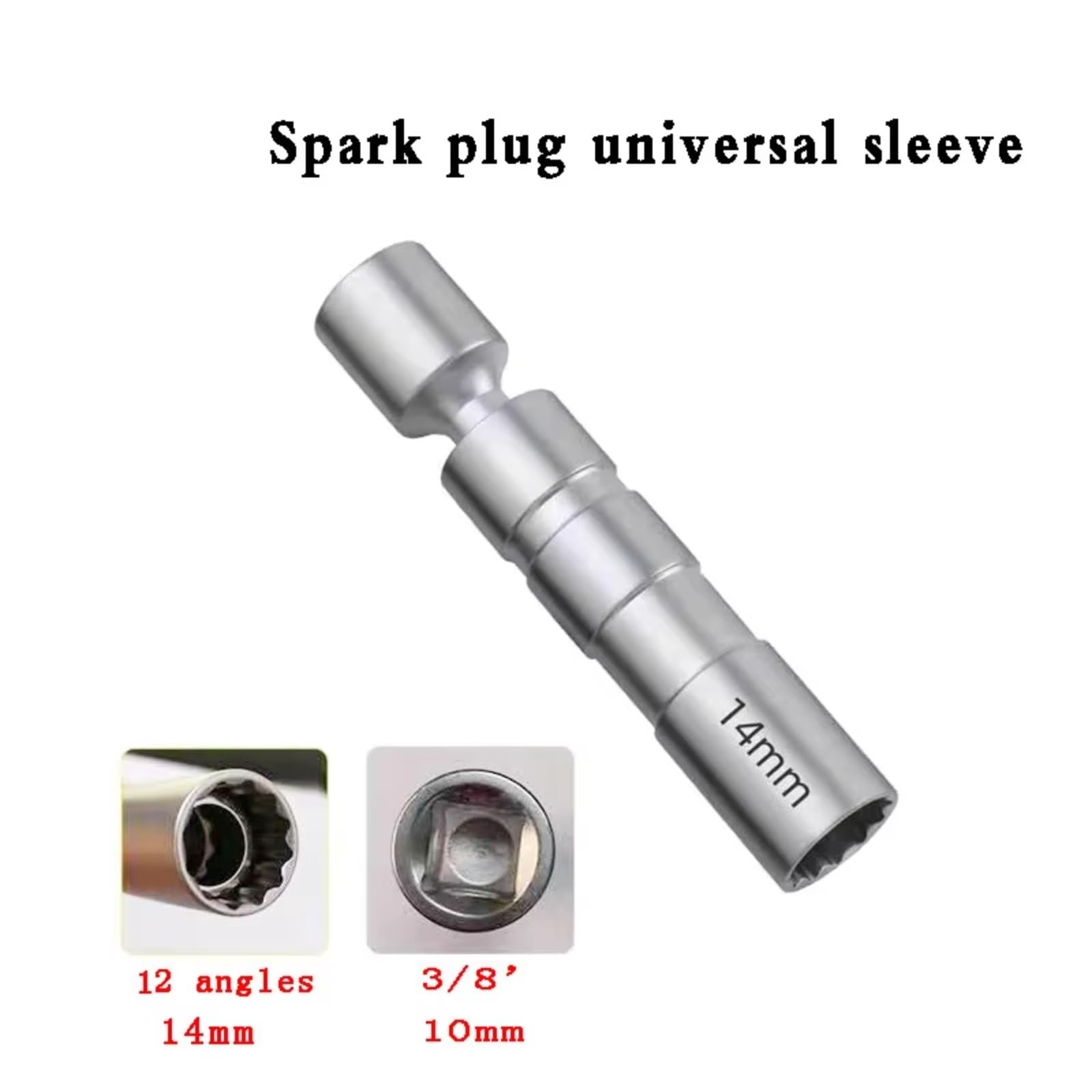 Auto per Candela Manica Chiave A Bussola Angolo Magnetico Sottile per Candele Parete Strumenti di Rimozione Compatibile con BMW Auto Chiavi Le Candele