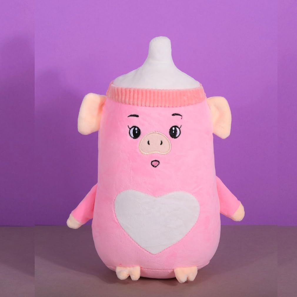 Dukiekooky Cute Pig Plush Toy|Soft Stuffed Animal|for Boys & Girls | Ideal for Gifting & Special Occasions | Hight- 30 CM 3