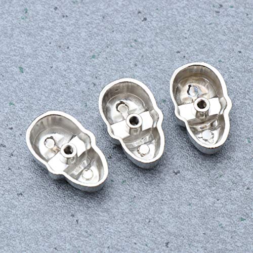 Supvox 10Pcs Diy Ghost Head Studs Punk Skull Stud Diy Rivet Accessories Shoes Bag Belt Garment Decoration Accessories Punk Studs Craft (Silver) #TOP3
