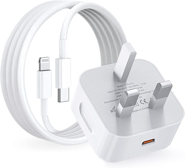 Apple iPhone 20W USB C Fast ChargeriPhone Fast Charger Plug fast Charger Power and 6.6FT iPhone USB C Charger Cable for iPhone 14/13/12/XS/XR/iPad/AirPods ProSupports Power Delivery & All iOS System