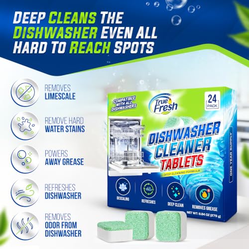 True Fresh Dishwasher Cleaner & Deodorizer Tablets - Image 3