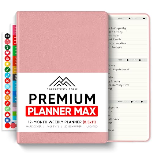Undated, 2026 Planner, 8.5" x 11" - The #1 Productivity
