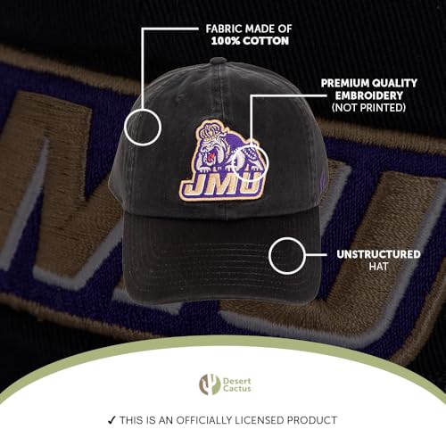 Desert Cactus James Madison University Baseball Hat miniatura 3