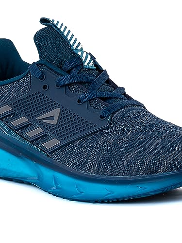 Image of Impakto Gravity Running Shoes for Men | Lightweight & Breathable Sports Shoes | Soft Cushioned Insole | Anti Skid EVA Sole | Laceup Shoes for Jogging, Walking, Gym & Casual Outings