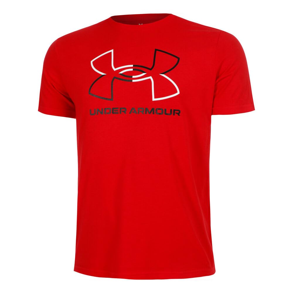 Under Armour Men's Red Foundation Short Sleeve / White / Black Xl