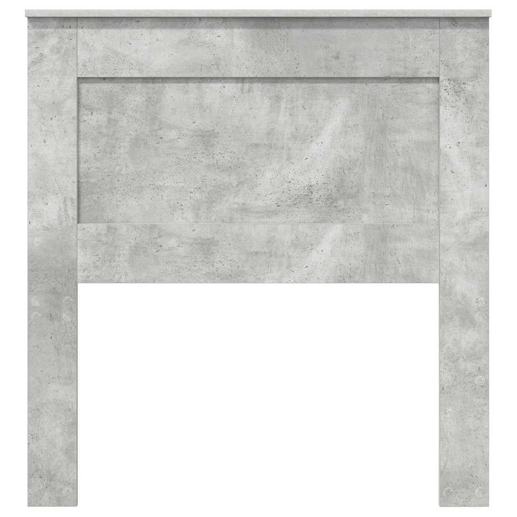 Nowoczesny zagłówek betonowy, szary, 90 cm, do łóżka pojedynczego, wytrzymały materiał drewnopochodny, stylowe wzornictwo, trwały, łatwy montaż
