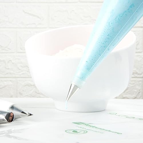 Miniatura 3 de Restaurantware Pastry Tek - Punta redonda redonda para glaseado de acero inoxidable #301, resistente a la corrosión, apta para lavavajillas, para