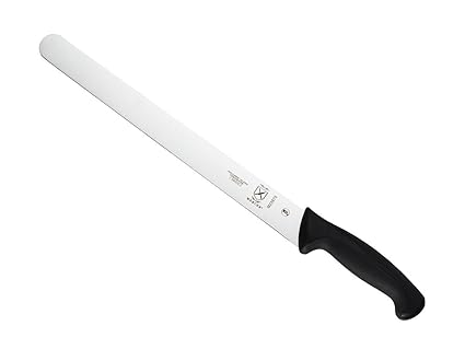 Mercer Culinary M23870 Millennia 12-Inch Plain Edge Slicer, Black