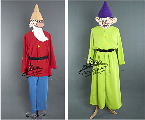 Amazon.co.jp: コスプレ衣装☆ディズニーハロウィン白雪姫 七人