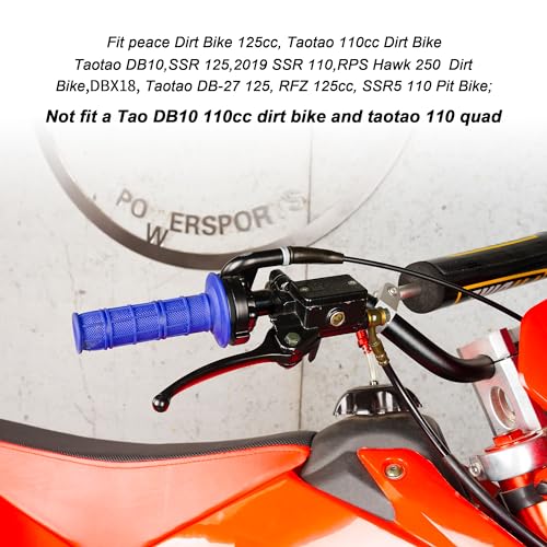Image of RUTU Right Hydraulic Disc Brake Lever for 50cc 70cc 90cc 110cc 125cc Dirt Bike Pit Bike ATV Taotao Roketa Apollo Peace SunL JCL - 2PCS