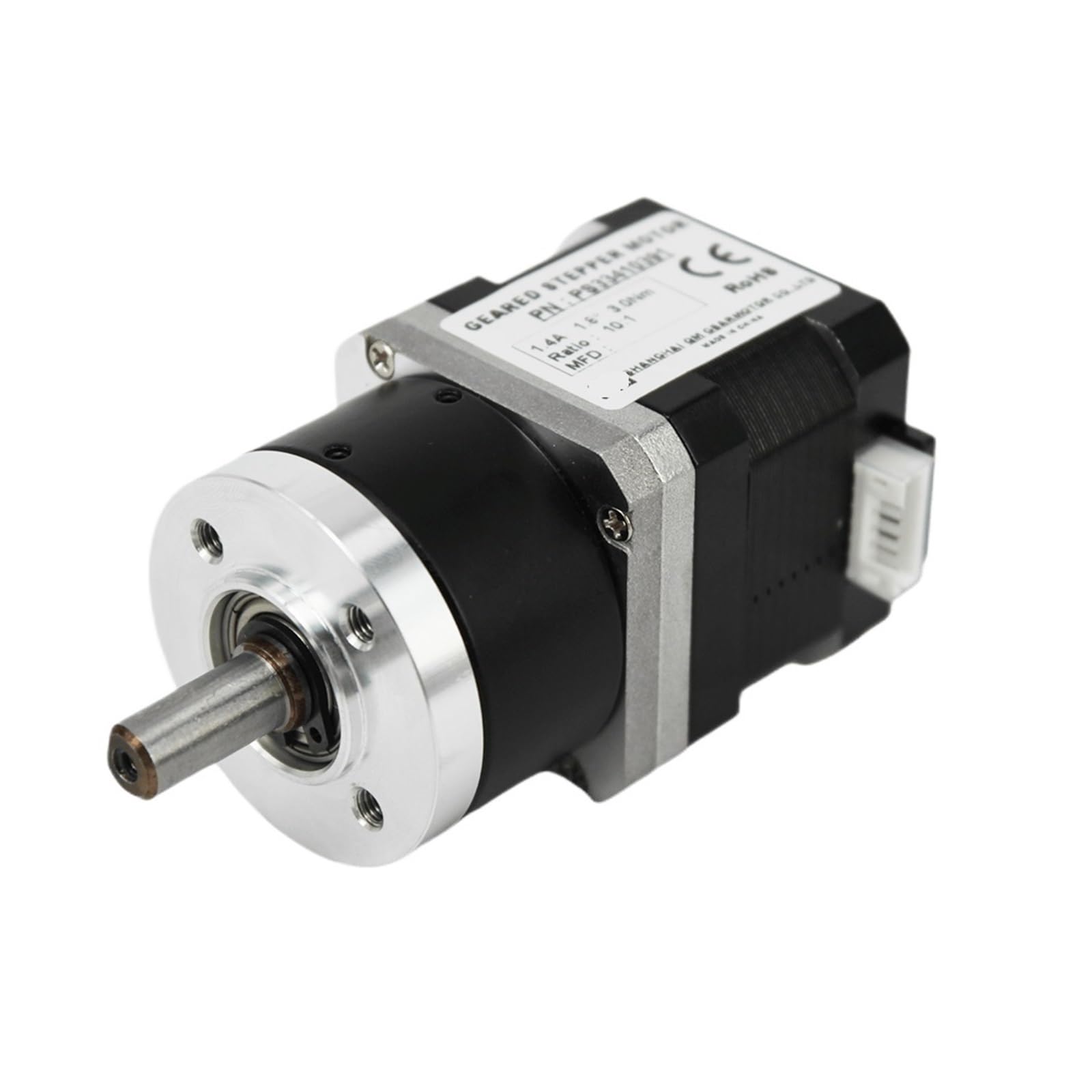 1 Unidad de chavetero, Eje con relación 4, Nema17 1.4A, Longitud 34 mm, arrancador for Electronic Starter Paso a Paso, Reductor de Engranajes planetarios 42