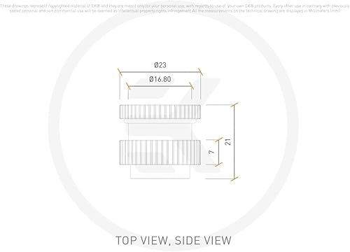 Miniatura 3 de EKWB EK-Quantum Torque Pass-Through G14, negro, paquete de 2