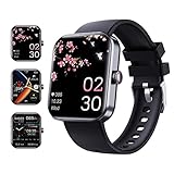 ⭐️ 【Tolle Akkulaufzeit】: Die Smartwatch kann nach dem vollständigen Aufladen bis zu 7–10 Tage im Standby-Modus verwendet werden. Damit verpassen Sie nie wieder einen Anruf oder eine Nachricht.