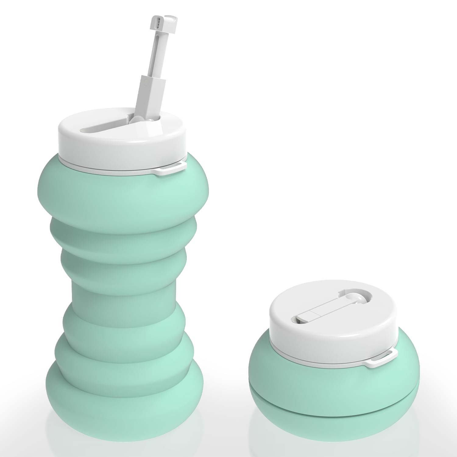 ALTON SHR20245, Non-Electric Collapsible Toilet Portable Bidet, Retractable Travel Bidet, Green, 600ML | Jet Spray for Toilet | Health Faucet