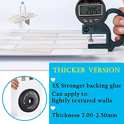 Intersmart Décor Peel And Stick Backsplash Tiles 16''X 8'', 3D Wall Panels, Self Adhesive Backsplashs, Waterproof Wall Stickers For Bathroom Kitchen Home Interior Decoration, 8 Pack (Thicker Design) #TOP3