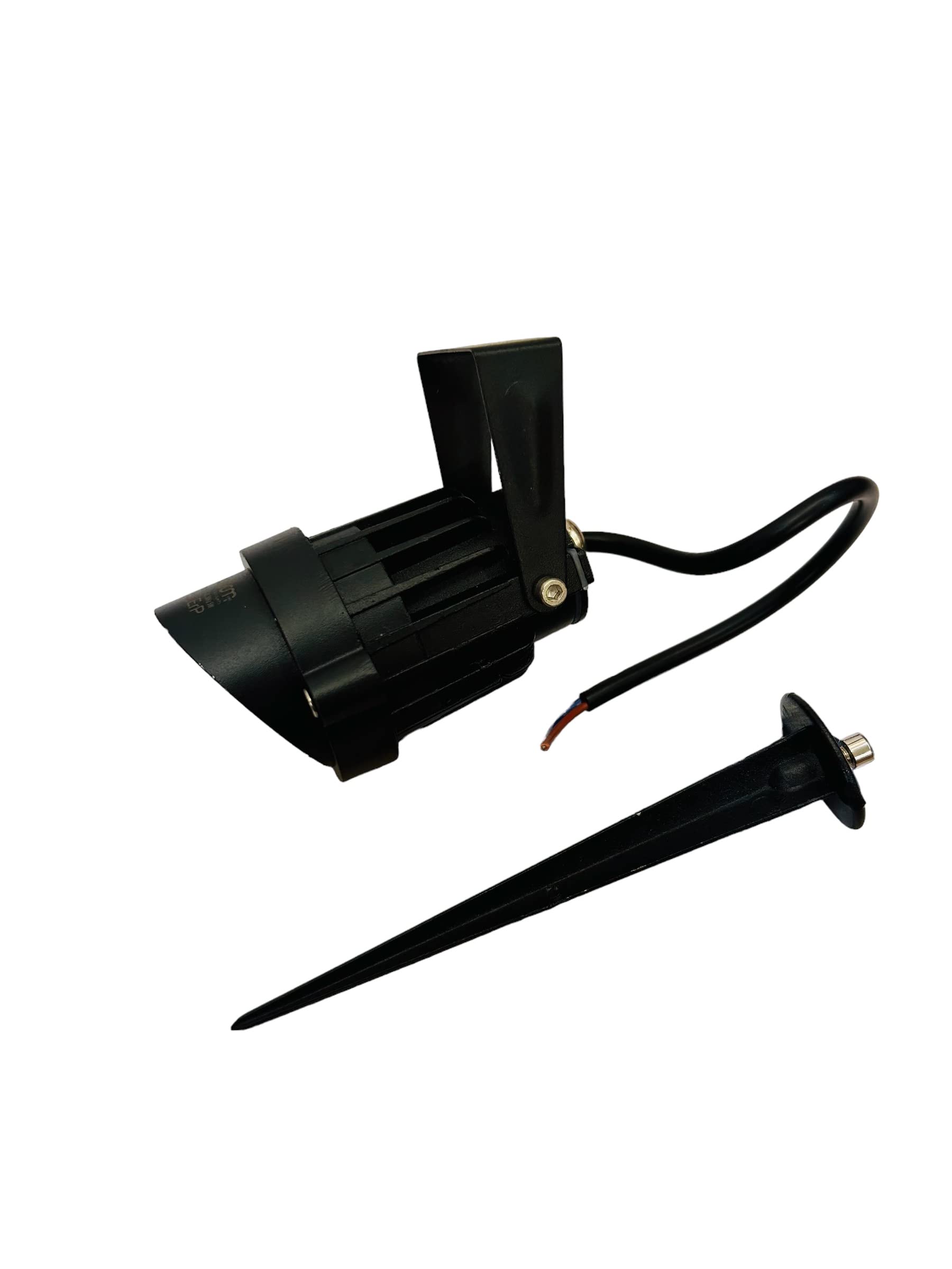 Faretto LED COB Da Esterno Partenopeautensili - 5W, 450 Lumen, Picchetto, Orientabile, IP65, Verde - Foto 4