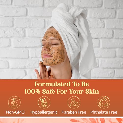 Facial-Scrub-Vitamin-C-Turmeric Envy Vitamin C and Turmeric Face Scrub - Anti Aging Facial Exfoliating Scrub, Clears Blackheads Improve Dark Spots & Acne - Korean Skin Care - All Skin Type - Vegan, Cruelty Free - 200ML / 6.76Oz - Image 6