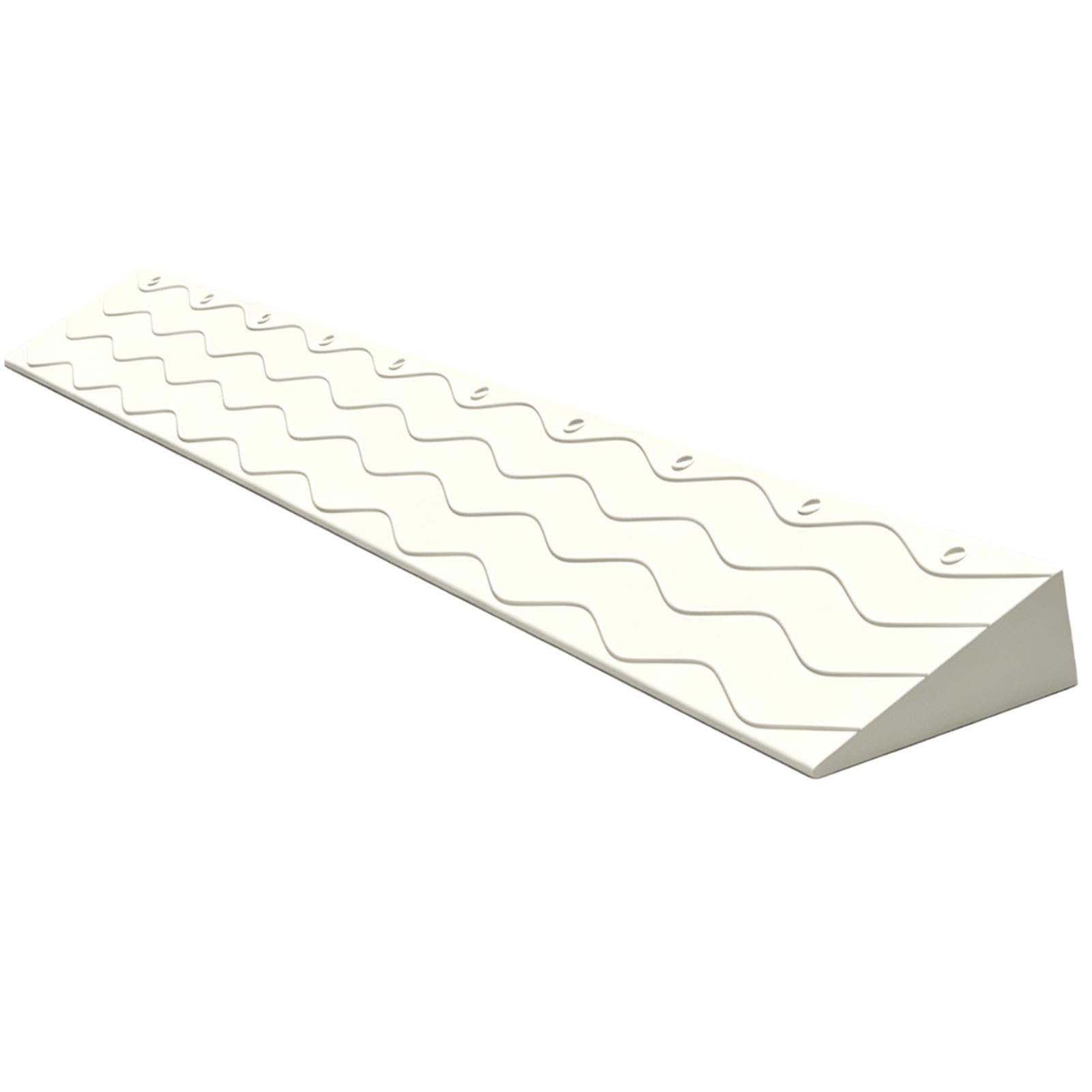 Non-Slip Plastic Threshold Ramp, Cuttable Indoor Step Ramp for Doorway