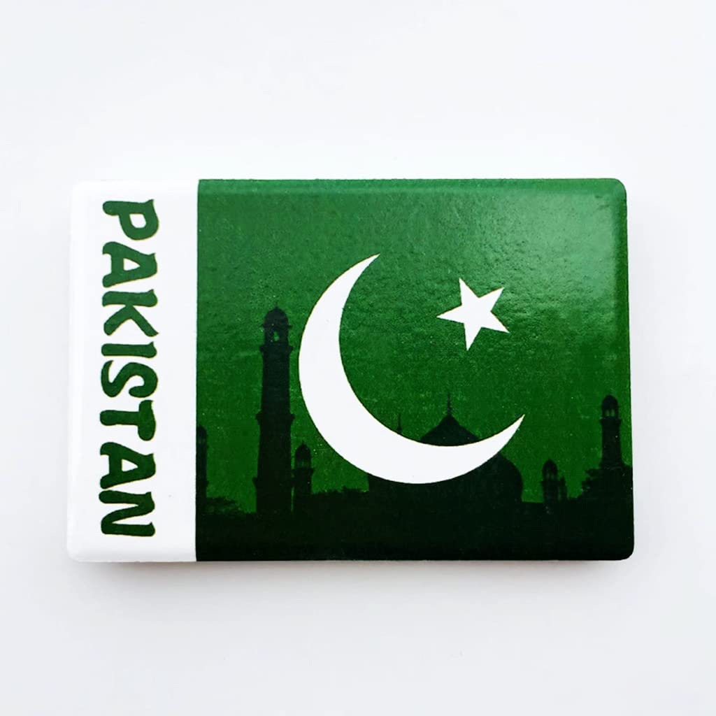 Flag Pakistan Fridge Magnet Refrigerator Magnet Decoration Magnet Sticker Souvenir Resin Crafts