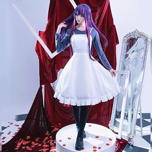 【新品未使用】推しの子/星野アイ/アイドル/コスプレフルセット/ウィッグ付き 新品未使用】推しの子/星野アイ/アイドル/コスプレフルセット