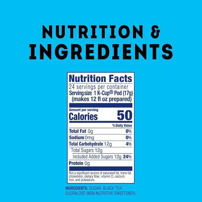 Lipton Iced Tea K-Cups, Southern Sweet Black Tea, 24 K-Cup Pods - Image 3