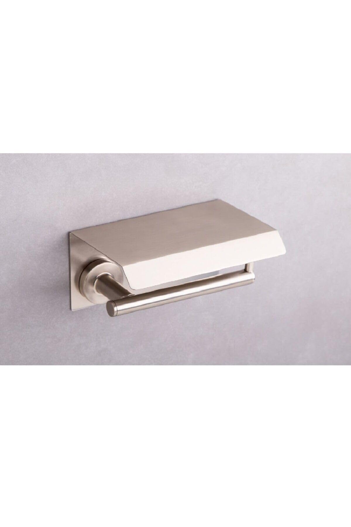 System Hoop Kapaklı Tuvalet Kağıtlığı Saten Renk 87X104X156 Mm