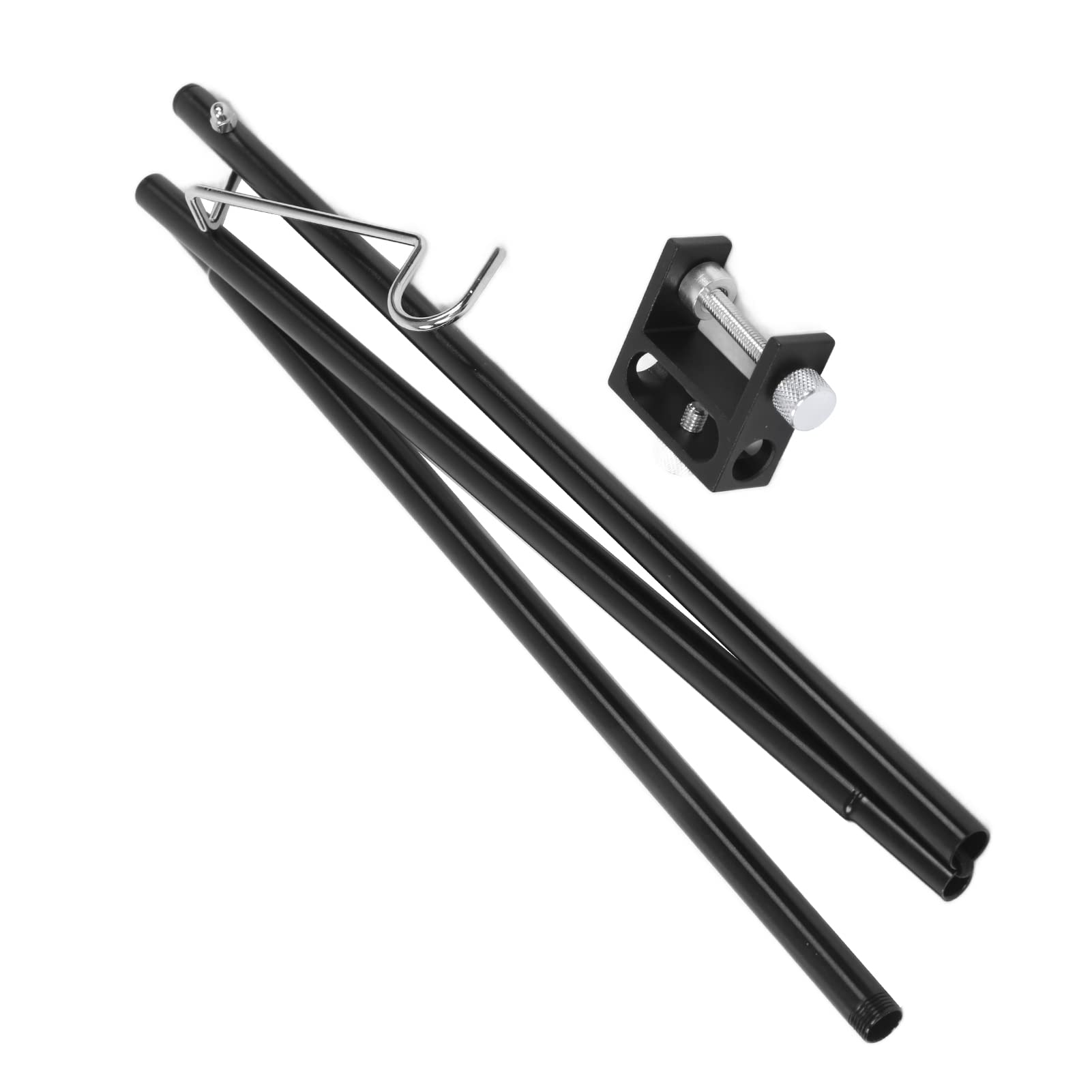 Culnflun Camping Lantern Stand Aluminum Alloy Foldable Single Hook Lamp Pole with Storage Bag for Camping