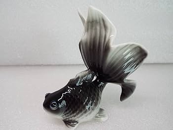 金魚の置物 陶器の置き物 金魚赤 オブジェ オーナメント 和小物 置物