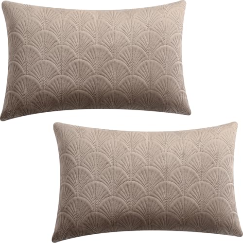 GONOVE Cushion Covers 30x50cm Decorative Retro Embossing Throw Pi...