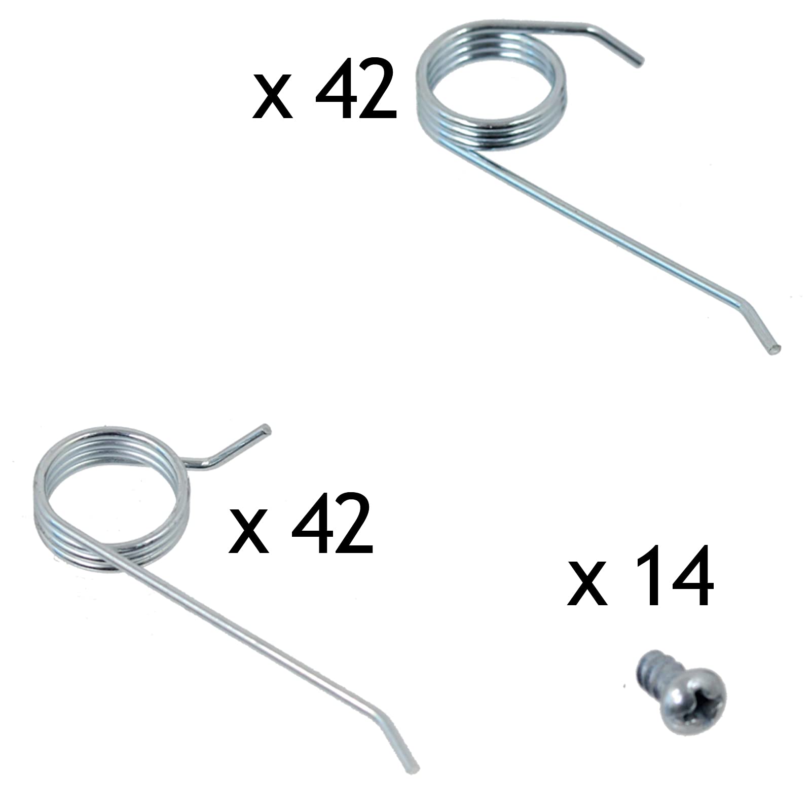 Spares2go Dents De Râteau à Gazon pour Kit De Dents Métalliques De Râteau à Gazon pour Flymo Compact 340 3400 (Paquet de 84)