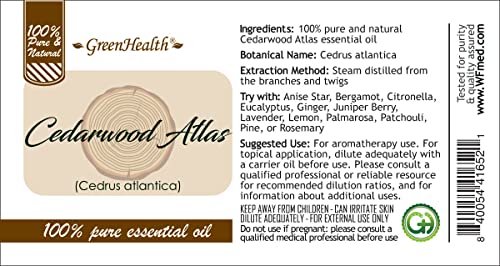 Aceite Esencial Cedarwood Atlas 2 fl oz 100% Puro miniatura 4