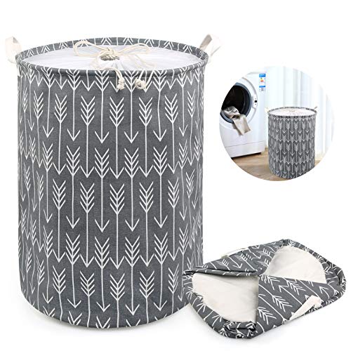 TonStyle Cesto para la Ropa, Cesto para Guardar Ropa Sucia Plegable, Cesta Redonda de Almacenamiento de lavandería para Juguete Ropa Sucia