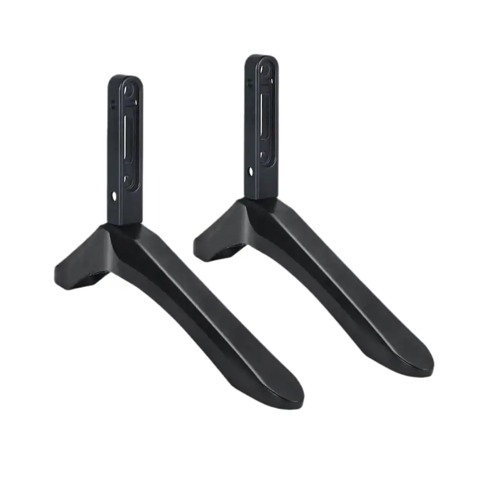 Base de soporte ajustable para TV LCD de 32 65 pulgadas, soporte de mesa negro con accesorios de instalación, soporte de TV de ajuste universal para una pantalla segura y elegante